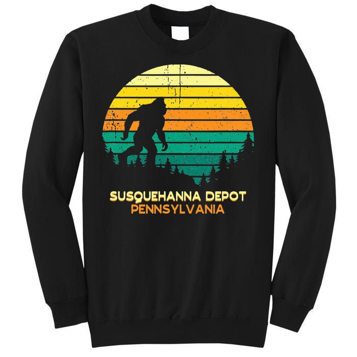 Retro Susquehanna Depot Pennsylvania Big Foot Souvenir Sweatshirt