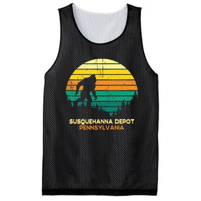 Retro Susquehanna Depot Pennsylvania Big Foot Souvenir Mesh Reversible Basketball Jersey Tank