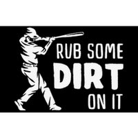 Rub Some Dirt On It No Crying Baseball Softball Bumper Sticker