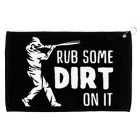 Rub Some Dirt On It No Crying Baseball Softball Grommeted Golf Towel