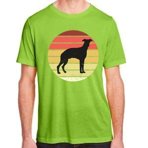 Retro Sunset Dog Lover Adult ChromaSoft Performance T-Shirt