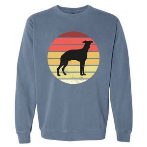 Retro Sunset Dog Lover Garment-Dyed Sweatshirt