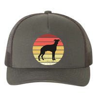 Retro Sunset Dog Lover Yupoong Adult 5-Panel Trucker Hat