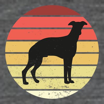 Retro Sunset Dog Lover T-Shirt