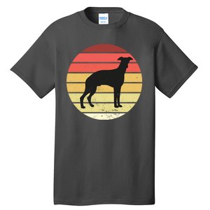 Retro Sunset Dog Lover Tall T-Shirt