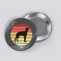 Retro Sunset Dog Lover Button