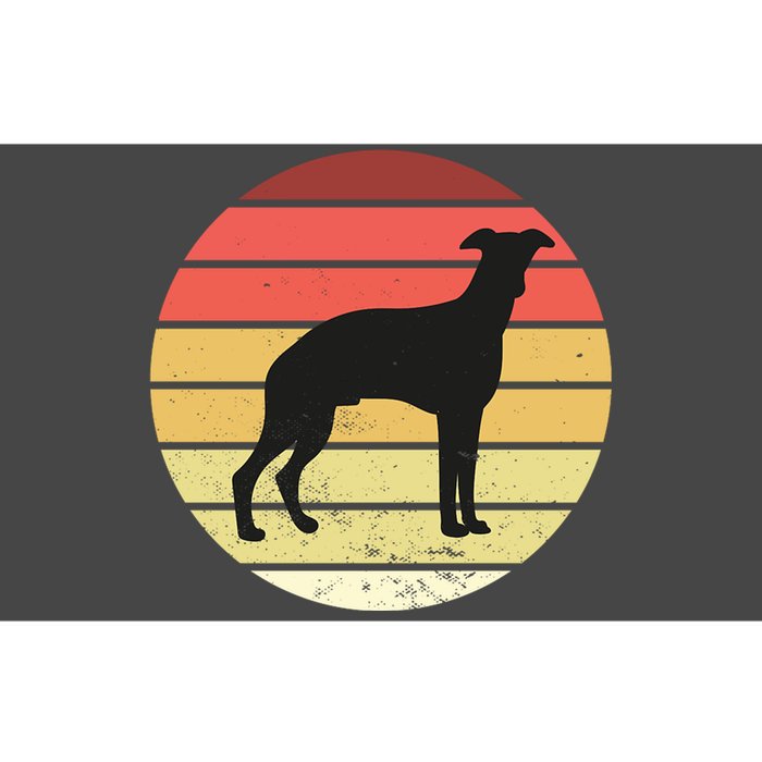 Retro Sunset Dog Lover Bumper Sticker