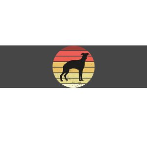 Retro Sunset Dog Lover Bumper Sticker