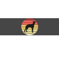 Retro Sunset Dog Lover Bumper Sticker