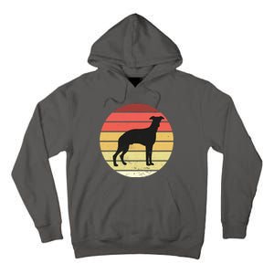 Retro Sunset Dog Lover Tall Hoodie