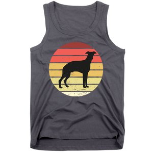 Retro Sunset Dog Lover Tank Top