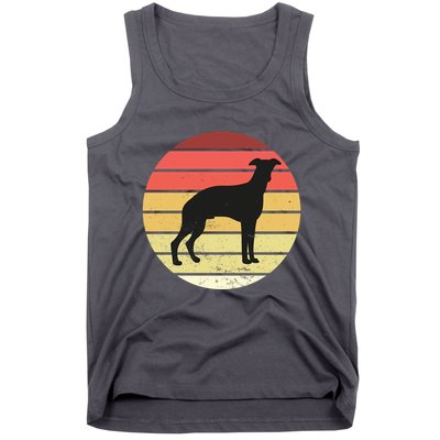 Retro Sunset Dog Lover Tank Top