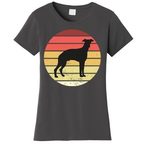 Retro Sunset Dog Lover Women's T-Shirt