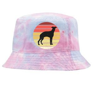 Retro Sunset Dog Lover Tie-Dyed Bucket Hat