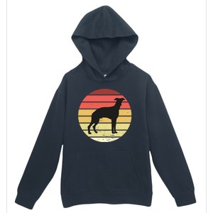 Retro Sunset Dog Lover Urban Pullover Hoodie