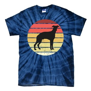 Retro Sunset Dog Lover Tie-Dye T-Shirt