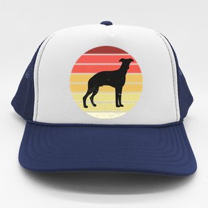 Retro Sunset Dog Lover Trucker Hat