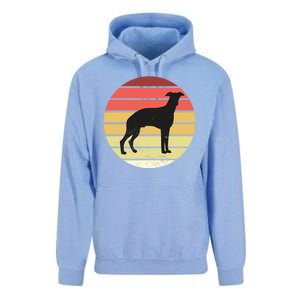 Retro Sunset Dog Lover Unisex Surf Hoodie