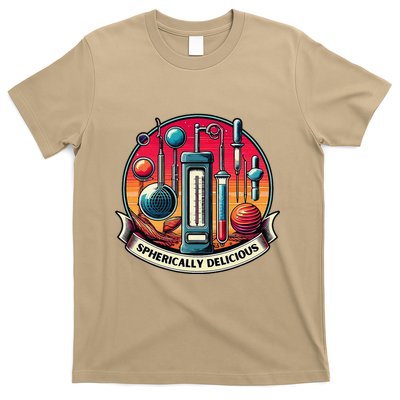 Retro Spherically Delicious Molecular Gastronomy T-Shirt