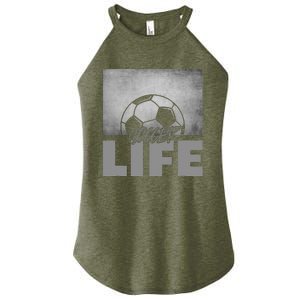 Retro Soccer Dad Player Women's Perfect Tri Rocker Tank