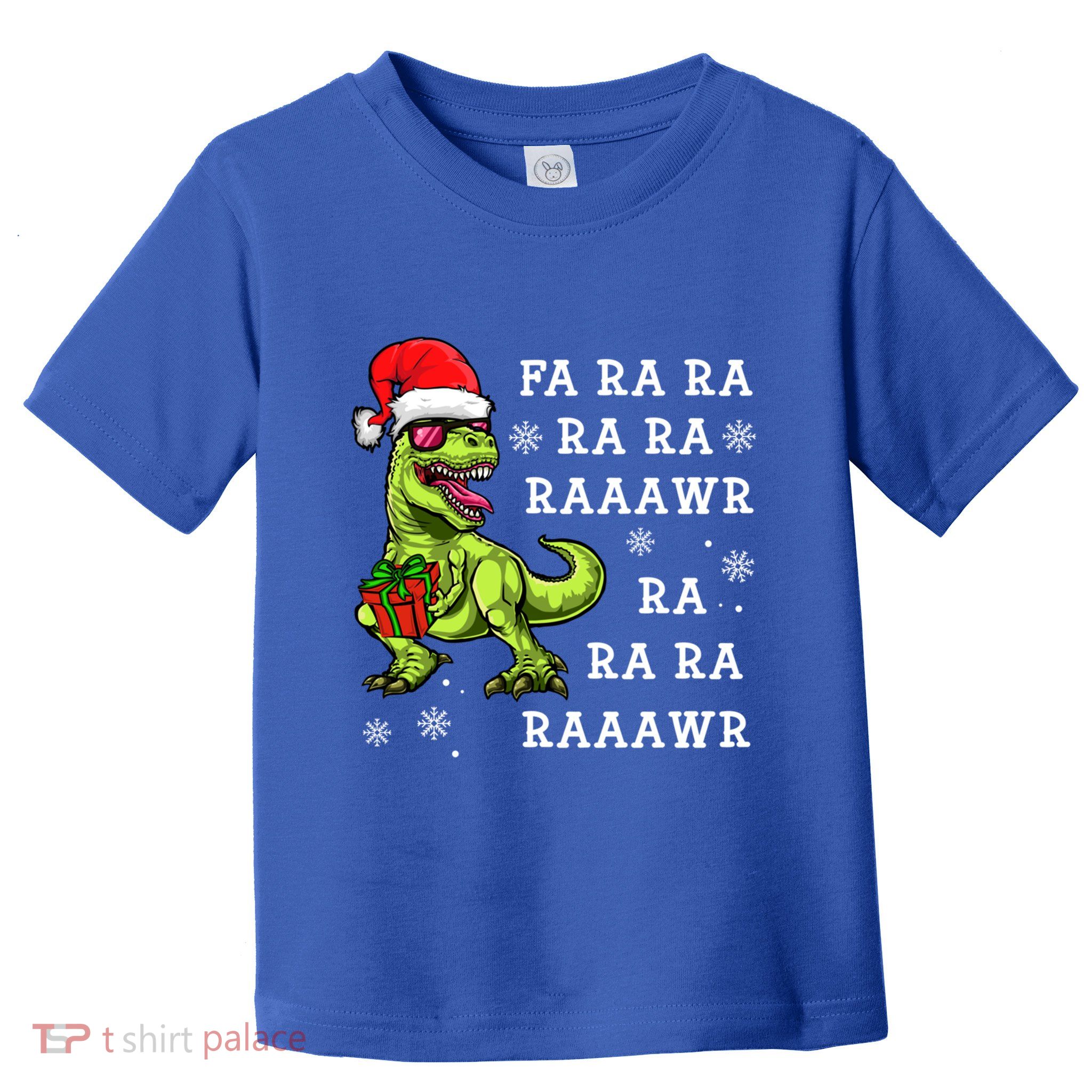 Rawr Santa Dino Great Gift Christmas Trex Dinosaur Gift Toddler T-Shirt