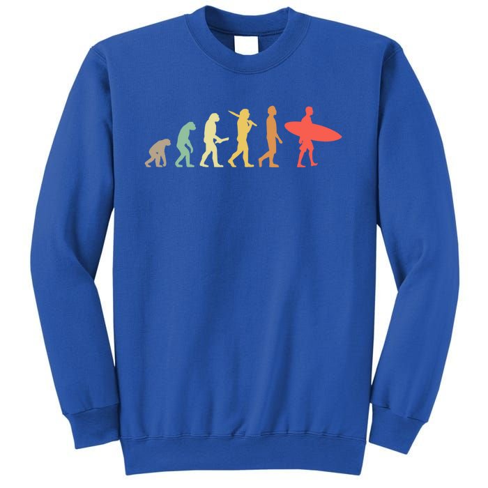 Retro Surfing Evolution Gift For Surfers Meaningful Gift Sweatshirt