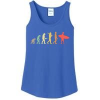 Retro Surfing Evolution Gift For Surfers Meaningful Gift Ladies Essential Tank