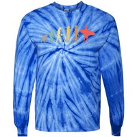 Retro Surfing Evolution Gift For Surfers Meaningful Gift Tie-Dye Long Sleeve Shirt