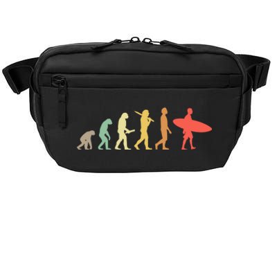 Retro Surfing Evolution Gift For Surfers Meaningful Gift Crossbody Pack