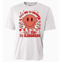 Retro Smiley Emoji Say No To Drugs Say Yes To Kindness Substance Abuse Awareness Cooling Performance Crew T-Shirt