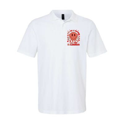 Retro Smiley Emoji Say No To Drugs Say Yes To Kindness Substance Abuse Awareness Polo