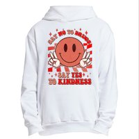 Retro Smiley Emoji Say No To Drugs Say Yes To Kindness Substance Abuse Awareness Urban Pullover Hoodie