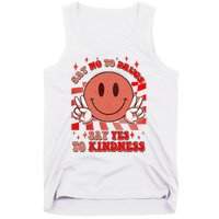 Retro Smiley Emoji Say No To Drugs Say Yes To Kindness Substance Abuse Awareness Tank Top