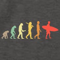 Retro Surfing Evolution Gift For Surfers Vector Backpack