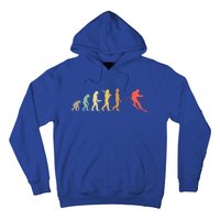 Retro Skiing Evolution Gift For Skiers Gift Hoodie