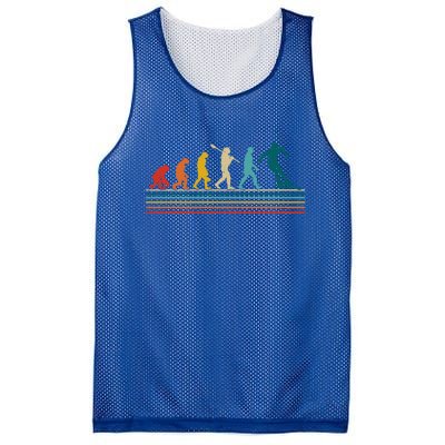 Retro Ski Evolution Ski Lover Skier Novelty Gift Mesh Reversible Basketball Jersey Tank