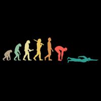 Retro Swimming Evolution Gift For Swimmers Gift City Backpack