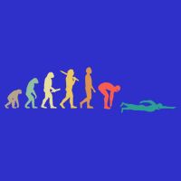 Retro Swimming Evolution Gift For Swimmers Gift 16 in Basic Backpack