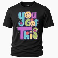 Retro Smiley Emoji You Got This Cooling Performance Crew T-Shirt