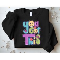 Retro Smiley Emoji You Got This Sweatshirt