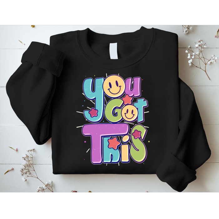 Retro Smiley Emoji You Got This Sweatshirt