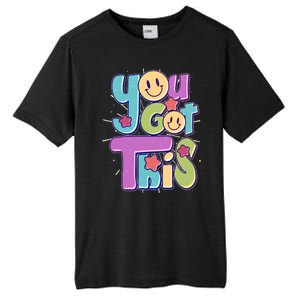 Retro Smiley Emoji You Got This Tall Fusion ChromaSoft Performance T-Shirt