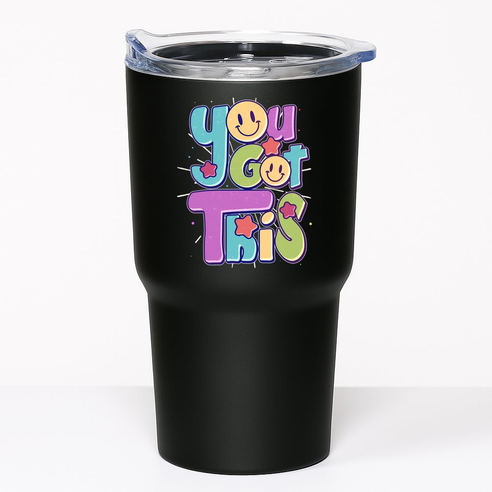 Retro Smiley Emoji You Got This Tumbler