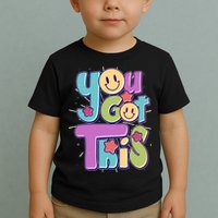 Retro Smiley Emoji You Got This Toddler T-Shirt