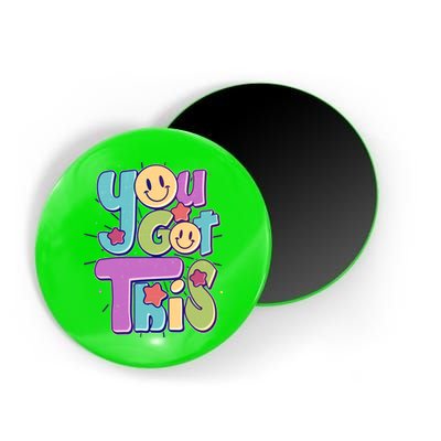Retro Smiley Emoji You Got This Magnet
