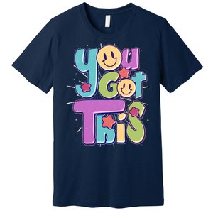 Retro Smiley Emoji You Got This Premium T-Shirt