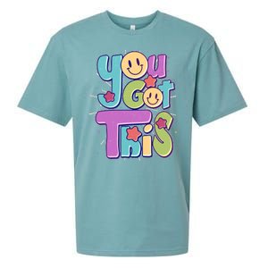 Retro Smiley Emoji You Got This Sueded Cloud Jersey T-Shirt