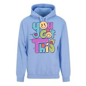 Retro Smiley Emoji You Got This Unisex Surf Hoodie