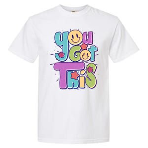 Retro Smiley Emoji You Got This Garment-Dyed Heavyweight T-Shirt