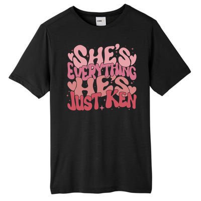 Retro Shes Everything Hes Just Ken Tall Fusion ChromaSoft Performance T-Shirt